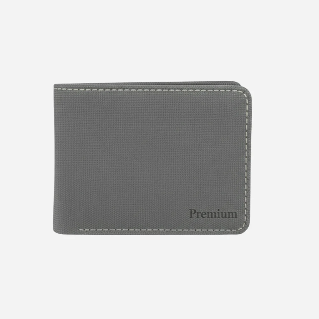 Durable Minimalist Canvas Bifold Wallet